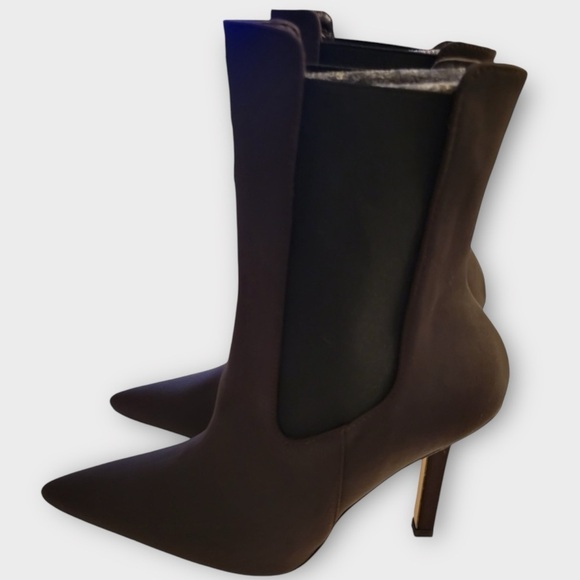 Good American Womens Neoprene Bootie in Chocolate NIB - Picture 4 of 12